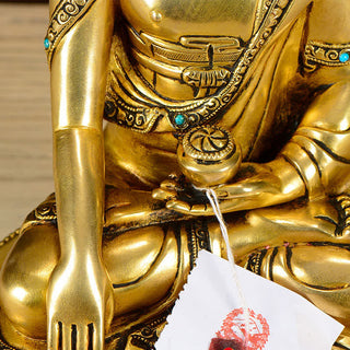 Buddha Gift Shakyamuni Compassion Copper Statue Decoration