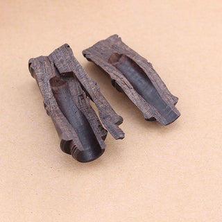 Buddha Gift Ebony Wood Bamboo Pattern Ghau Prayer Box Peace Necklace Pendant