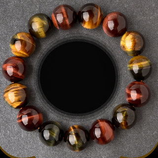 Buddha Gift Natural Tiger Eye Positive Protection Bracelet