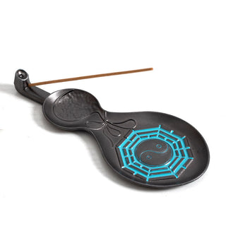 Buddha Gift Gourd Yin Yang Bagua Copper Blessing Incense Burner Decoration
