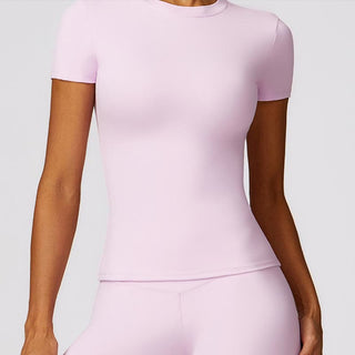 Buddha Gift Women Short Sleeve T-Shirt Top High Waist Leggings Pants For Sports Yoga