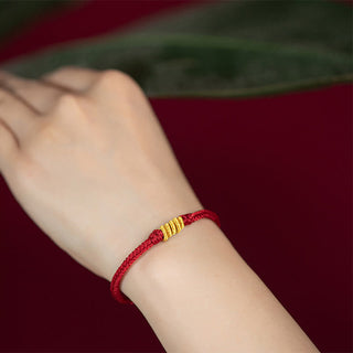 Buddha Gift Handcrafted King Kong Knot Luck Protection Braid Rope Bracelet