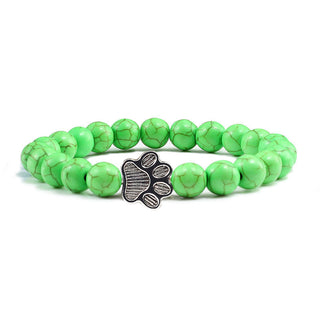 Buddha Gift “Save A Dog” Stone Bracelet