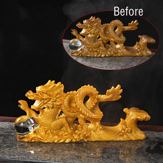 Buddha Gift Year Of The Dragon Color Changing Resin Horse Luck Tea Pet Home Figurine Decoration